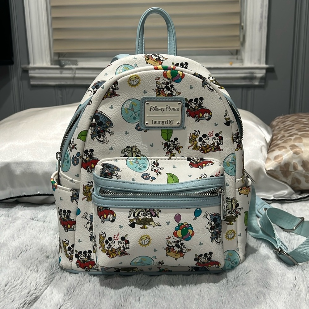 Disney Parks Mickey & Minnie's Runaway Railway Mini Backpack